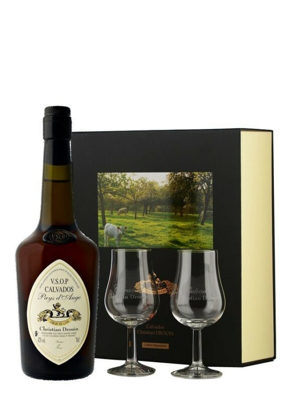 CHRISTIAN DROUIN V.S.O.P. - Pays d Auge Coffret 2 Verres