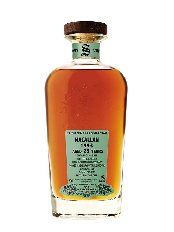 Macallan 25 Year Old 1993 30th Anniversary S V 48 La Maison Du Whisky Singapore