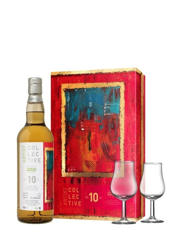 CLYNELISH 10 YO 2008 COLLECTIVE 2.0 Case 2 glasses 43%