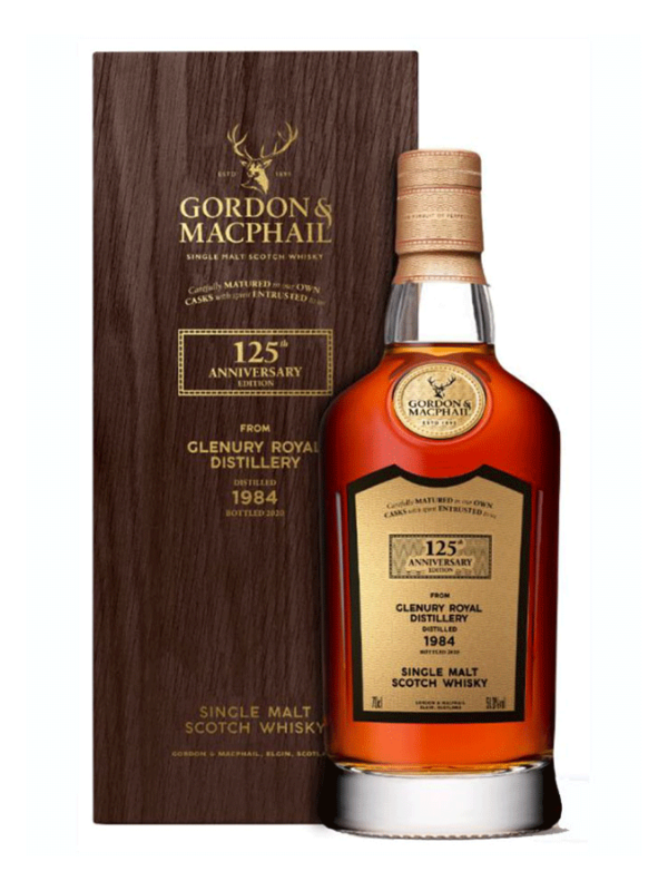 GLENURY ROYAL 35 ans 1984 125th Anniversary G&M bottle