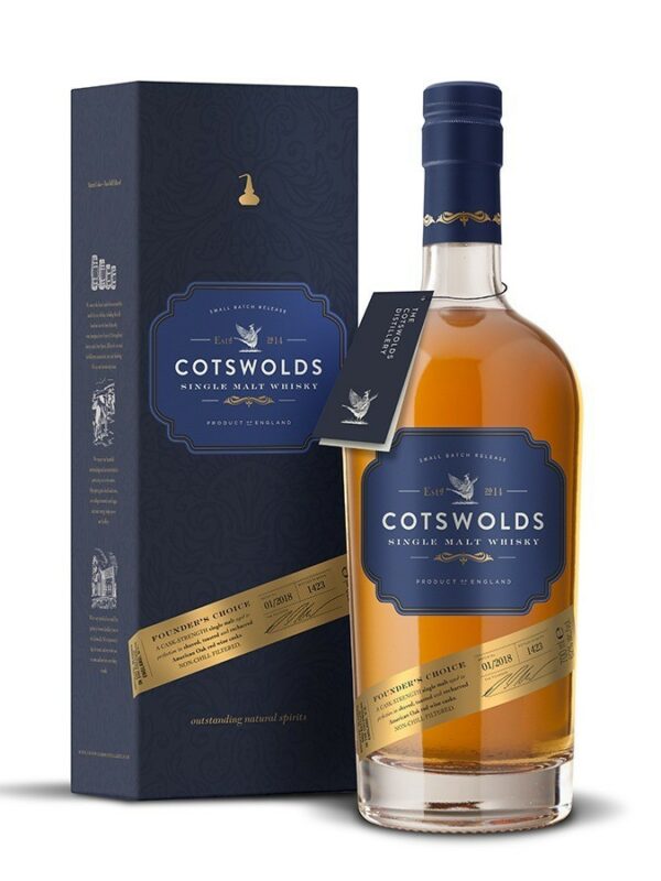 COTSWOLDS Single Malt Founders Choice Cask Strength 60.5%