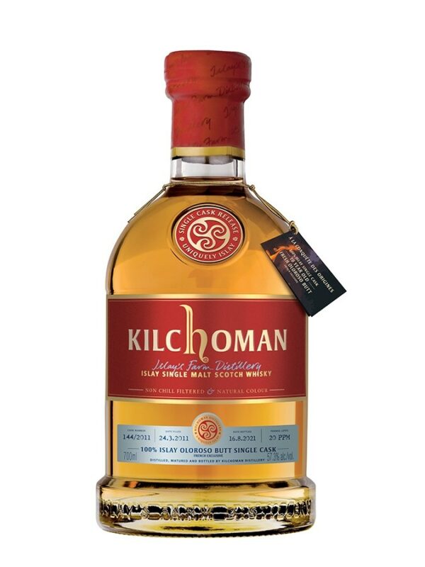 KILCHOMAN 10 YO 2011 100% Islay Sherry Butt Single Cask Conquête