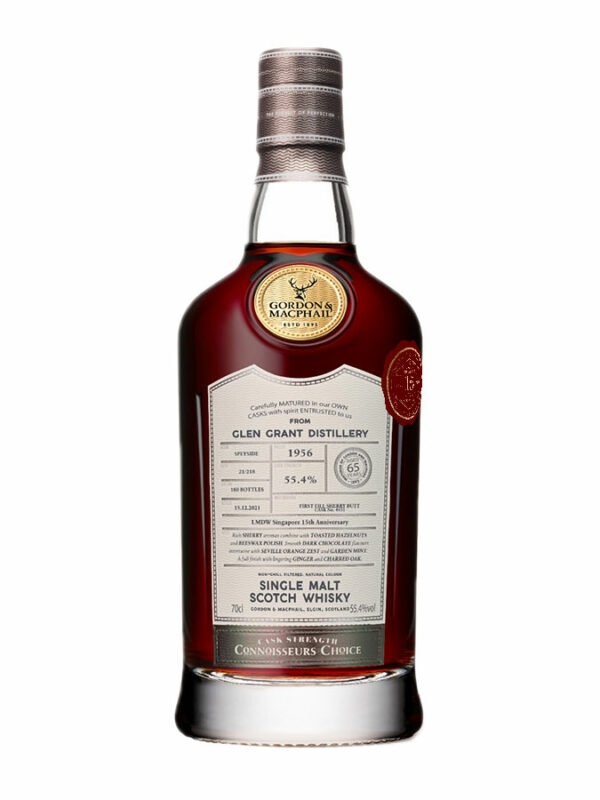 GLEN GRANT 65 ans 1956 Conquête Singapour G&M Bottle