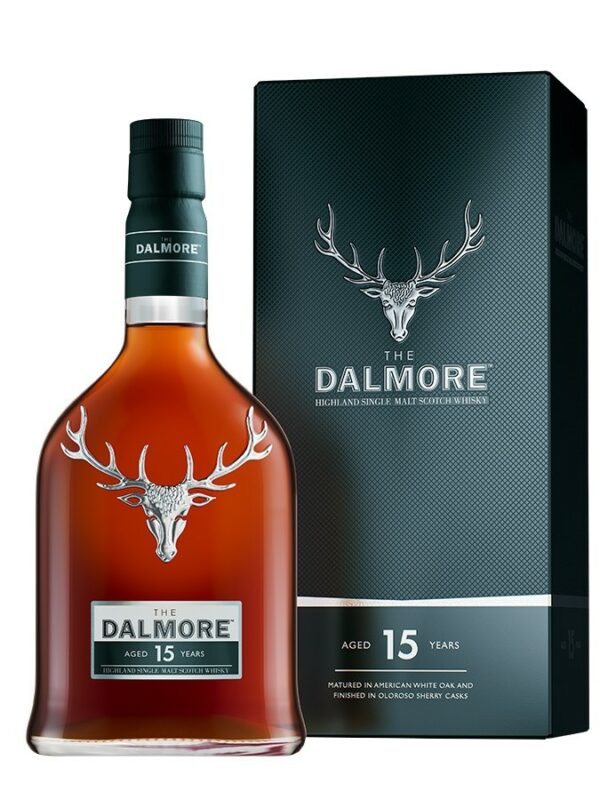 The Dalmore 15 years old single malt whisky bottle
