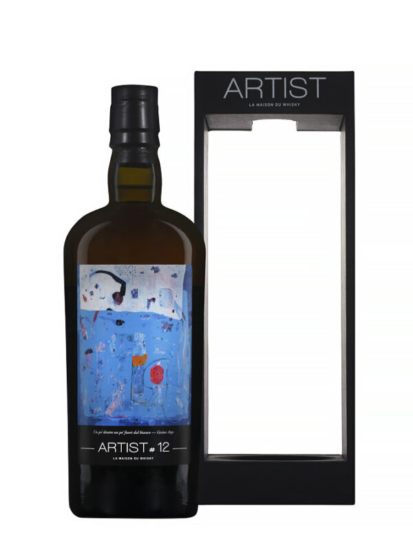 BOWMORE 2001 OVER 20 ARTIST #12 single malt whiskey bottle