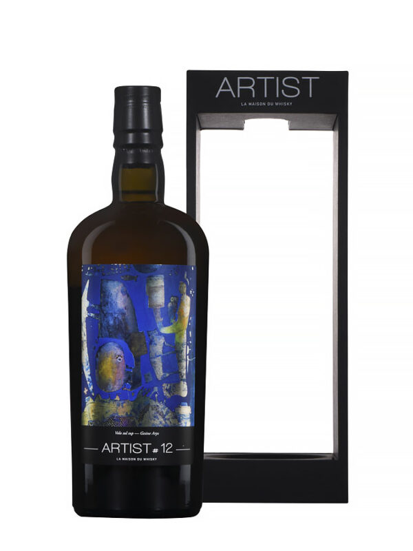 Bunnahabhain 1977 Over 40 Artist #12 whisky bottle