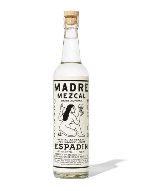 MADRE MEZCAL Espadin bottle with a cork stopper