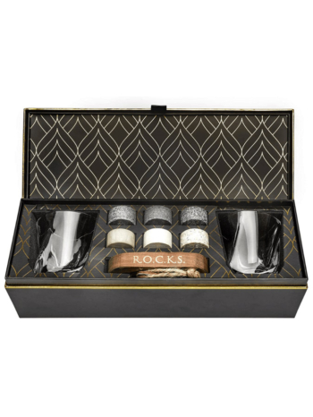 ROCKS The Connoisseur Set Twist Glass Edition