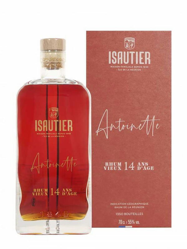 ISAUTIER 14 years Antoinette Rhum Vieux bottle