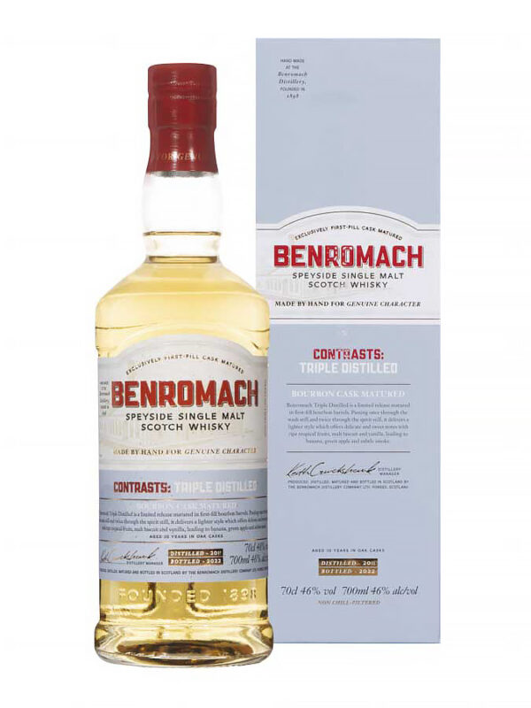 BENROMACH 2011 Triple Distilled Single Malt Whisky