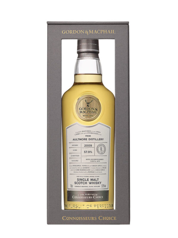 AULTMORE 2009 Refill Bourbon Connoisseur's Choice G&M bottle