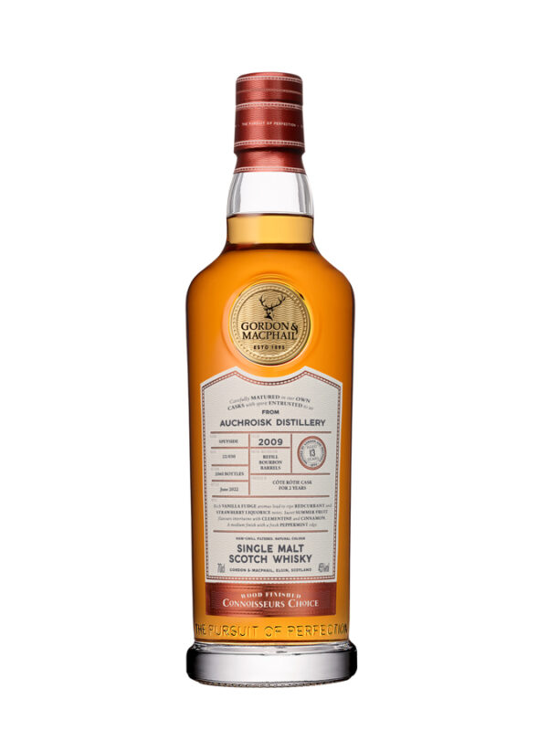 AUCHROISK 13 years 2009 Côte Rôtie Finish G&M bottle of single malt whisky