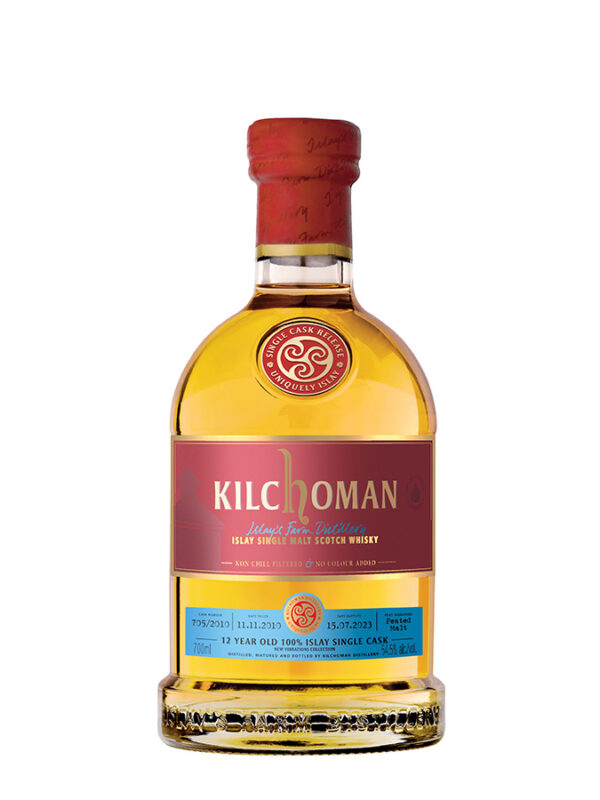 KILCHOMAN 12 ans 100% Islay Kiln Peat Bourbon Barrel Single Cask New Vibrations