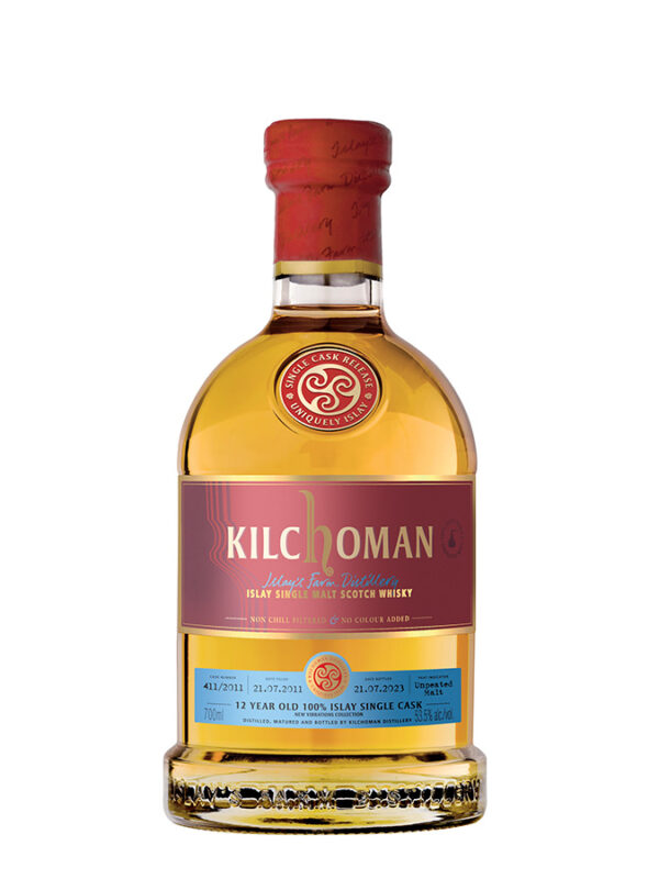 KILCHOMAN 12 ans 100% Islay Still Peat Bourbon Barrel Single Cask New Vibrations