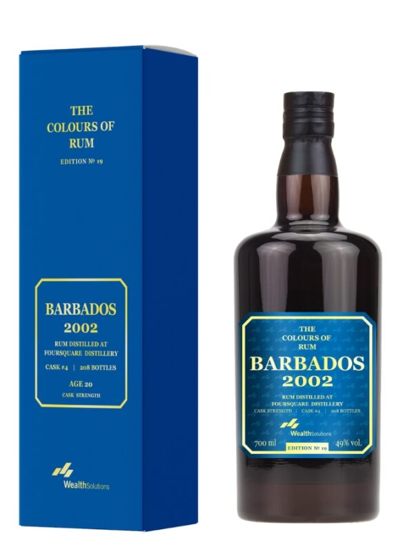 BARBADOS FOURSQUARE 20 ans 2002 The Colours of Rum W. S.