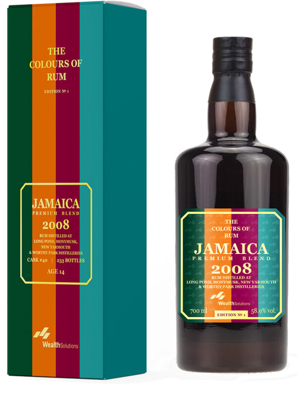 JAMAICA 14 ans 2008 Blend The Colours of Rum W. S.