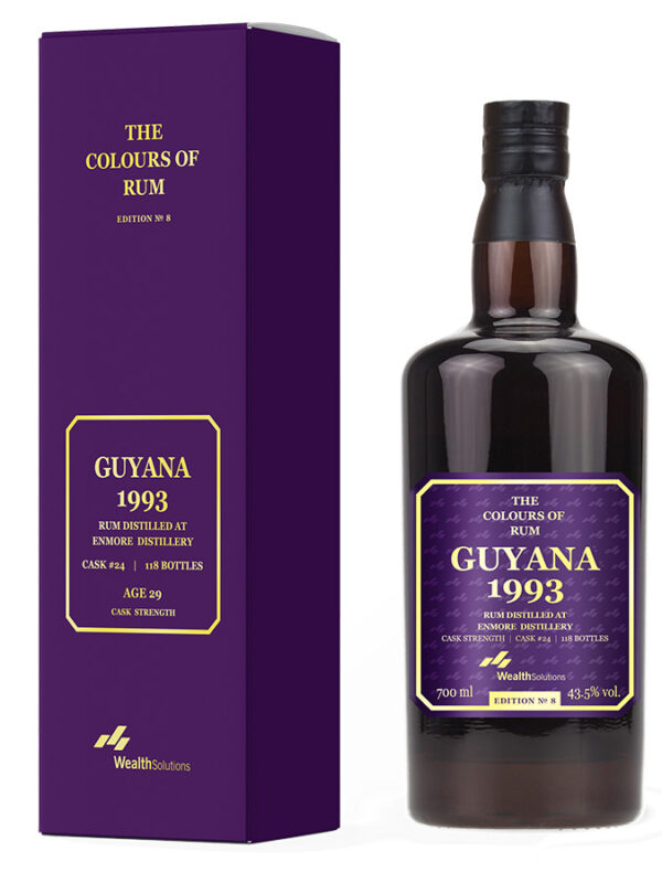 GUYANA 29 ans 1993 Enmore - EHP The Colours of Rum W. S.
