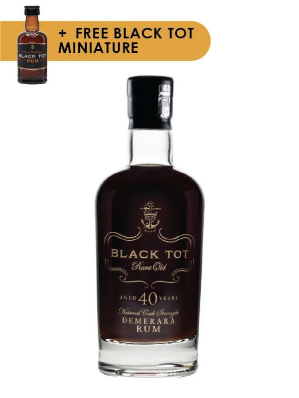 BLACK TOT 40 ans Rare Old Demerara