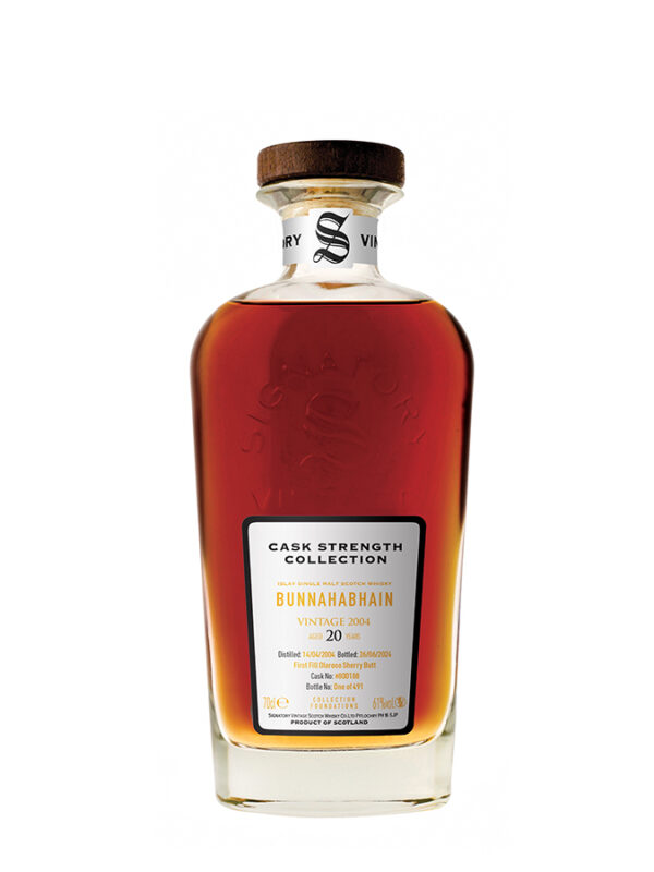 BUNNAHABHAIN 20 ans 2004 1st Fill Oloroso Sherry Butt Foundations Signatory Vintage