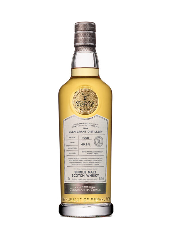 GLEN GRANT 1998 Refill American Hogshead Connoisseur's Choice Gordon & Macphail